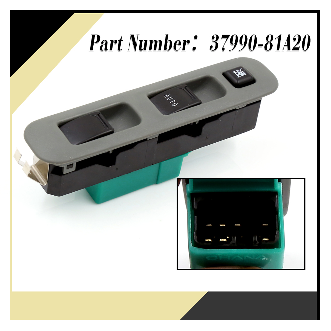 Car Auto Power Electric Window Switch for 0203 Suzuki Jimny 37990