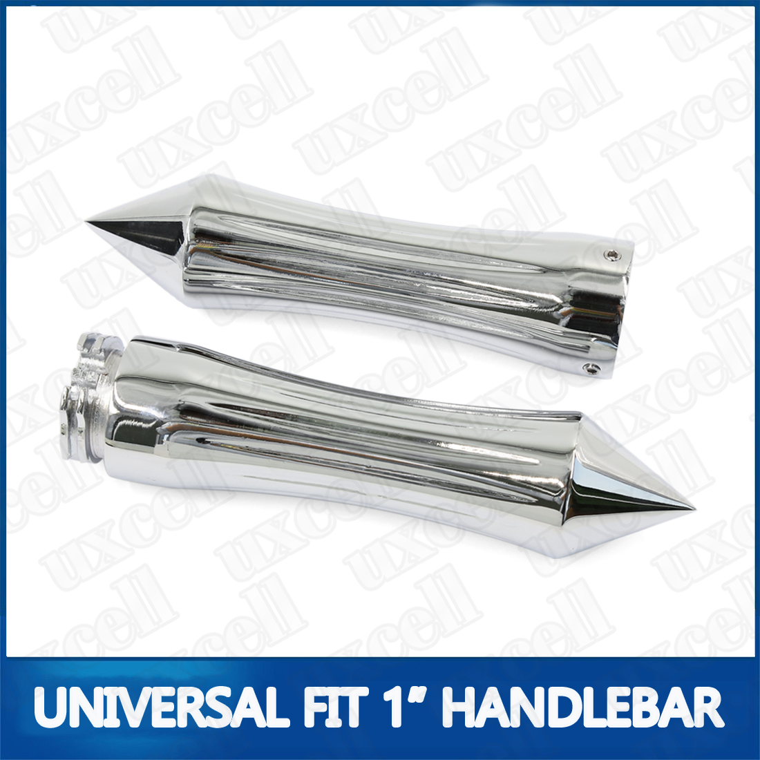 Chrome 1" Handlebar Hand Grips For Honda Fury Shadow VT VLX CMX250C